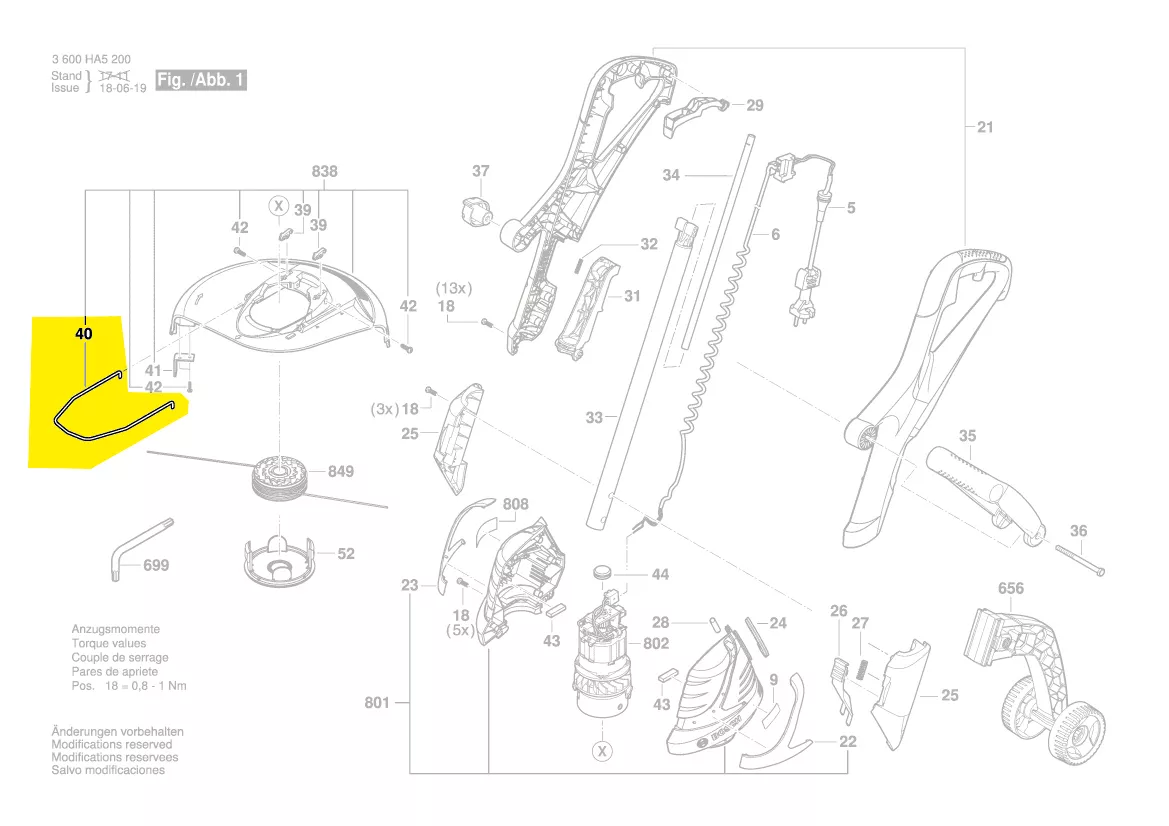 Etrier de protection réf. 2 609 006 039 BOSCH